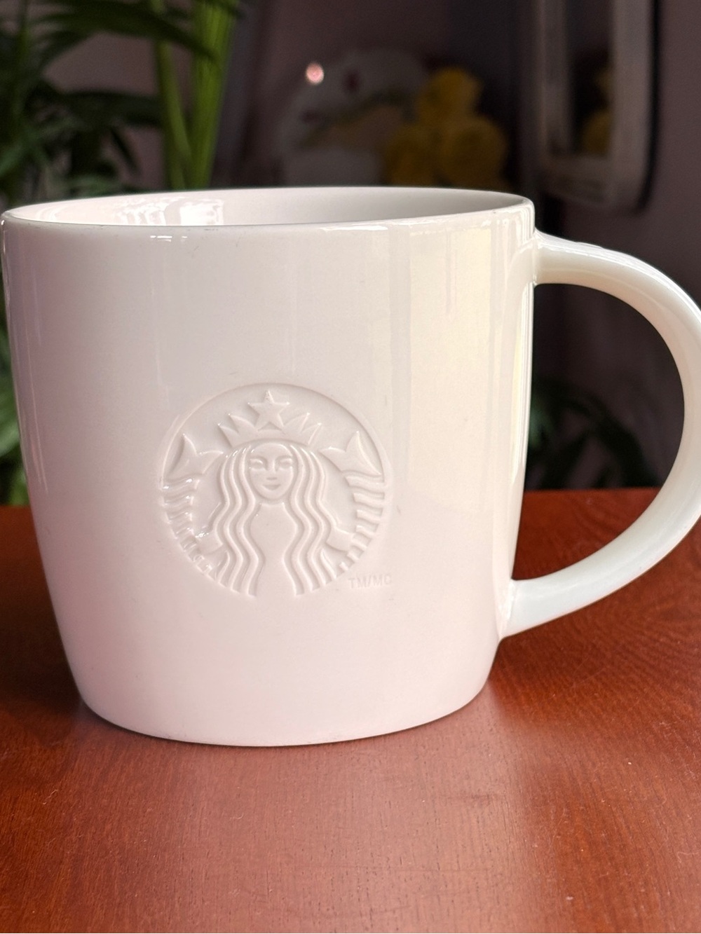 Starbucks Coffee Mug 16 oz Embossed Classic Siren Emblem - Picture 2 of 9